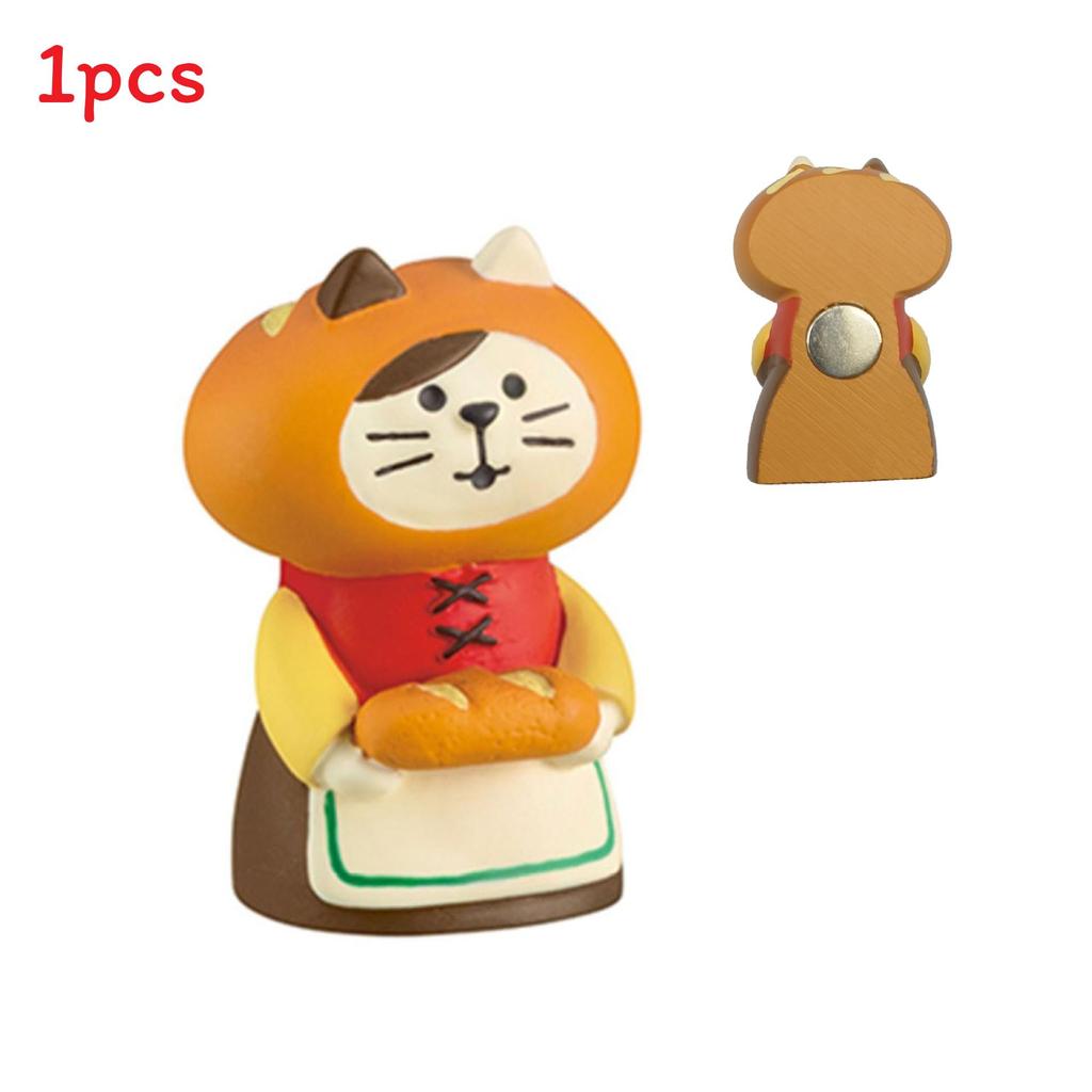 Cat Magnet Fridge Sticker With Strong Magnetic Diy Decor For Kitchen Organization