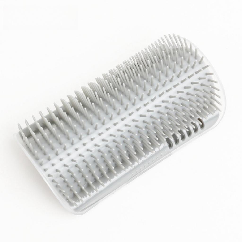 Cat Brush Comb Cat Toy with Catnip Cat Wall Brush Corner Cat Scratcher Massage Self Groomer Comb Pet Brush Corner Cat Scrubber