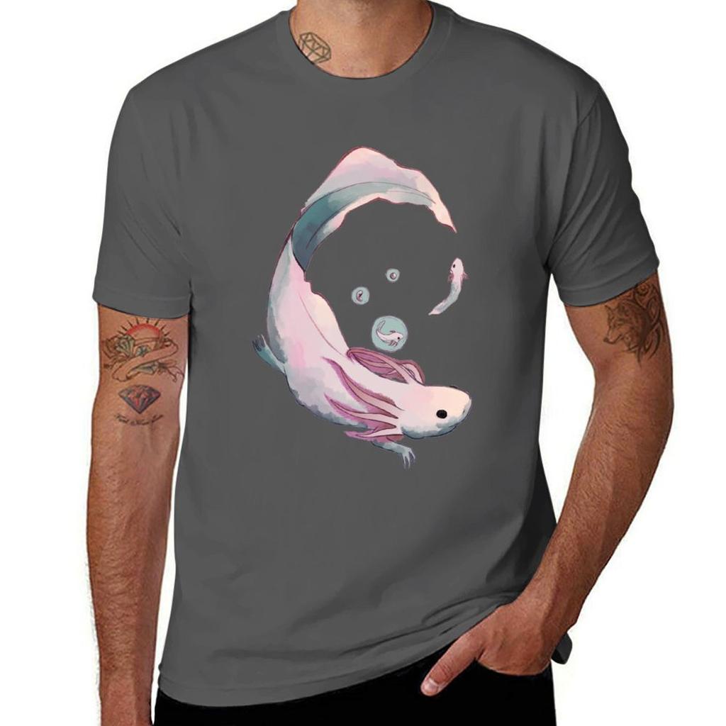 Axolotl Growth Tshirt Lightweight Hiking Tshirt