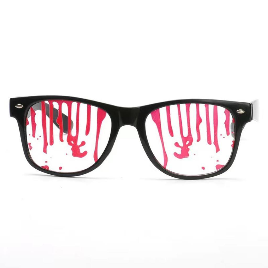 Splattered Blood Glasses Halloween Pointed Hat Bloody Gloves Stockings Decorative Glasses Halloween Costume Accessories