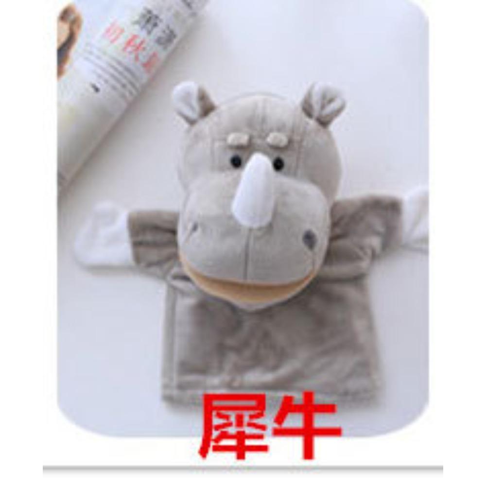 Ventriloquism Animal Hand Puppet Doll Mouth Can Move Parent-child Game Storytelling Cartoon Gloves Doll Can Open Mouth