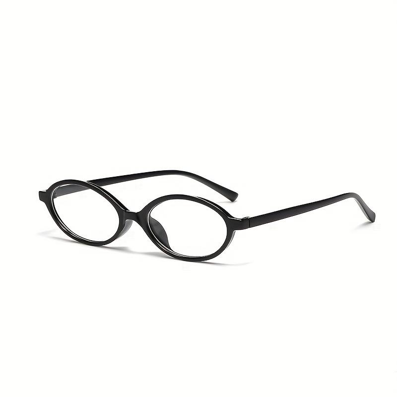 8PCS Y2k Style Anti Blue Light Eyeglasses for women Small Oval Frame Glasses Fashion Optical Decorative Glasses Women