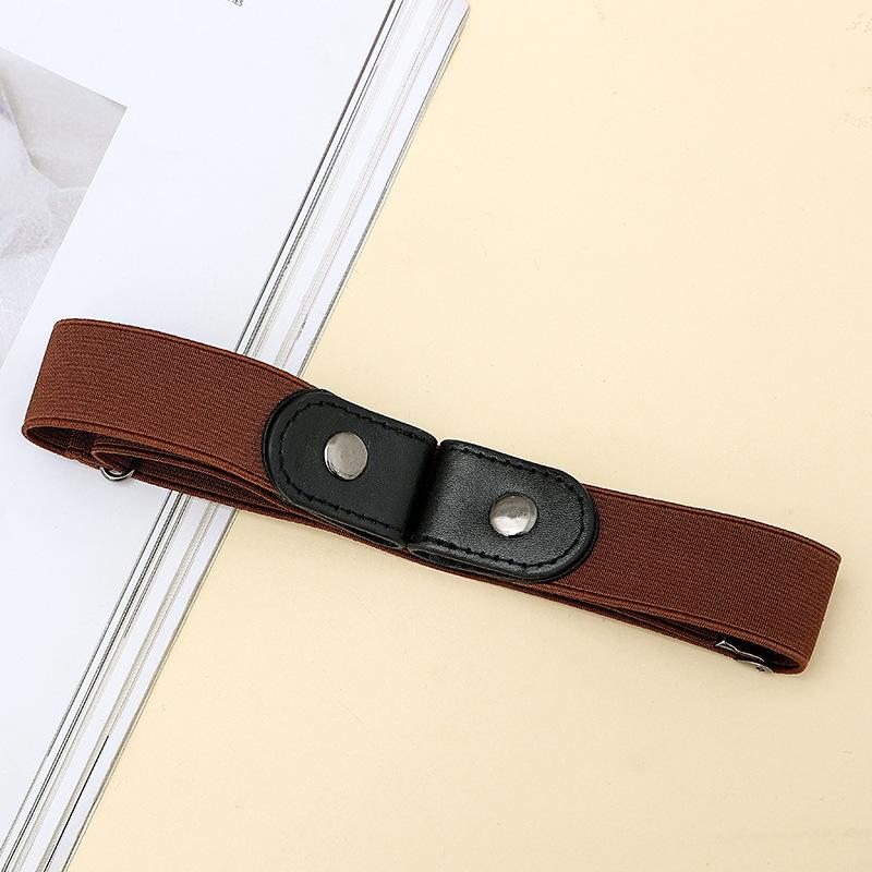 Invisible Belt Traceless Lazy Belt Summer Elastic Elastic Jeans Belt Women's Decoration Ins Style Men's Trend