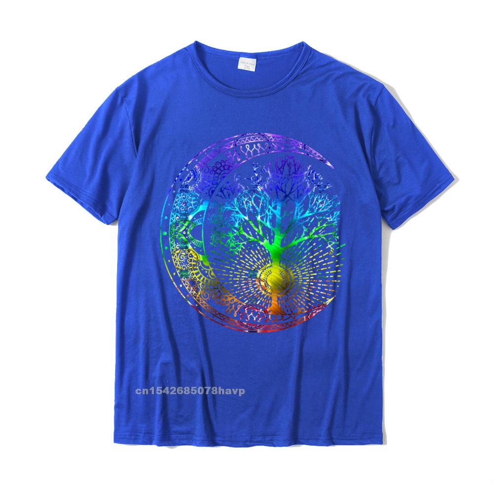 Unisexdala Moon Chakra Tree Of Life Tshirts Homme Personalized Cotton Unisexs T Shirt Customized Brand New Tshirts
