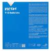 VICTAS Table Tennis Rubber V>22 Double Extra (Double Extra) Inverted Rubber Red (0040) MAX 200070