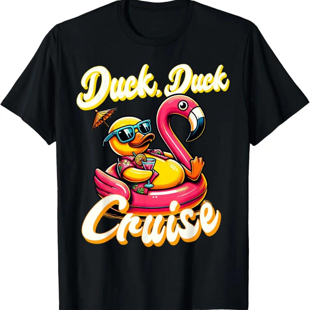 Cruising Ducks Duck Duck Cruise Family Vacation Rubber Duck T-Shirt