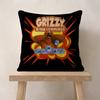 Cartoon Grizzy und die Lemminge Personalisierte Kissenstaubabdeckung Schlafzimmer Kinder Party Dekoration Kissenbezug Geburtstag Kinder Geschenk