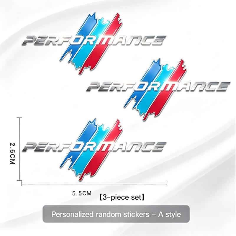 Metal Emblem Sticker Performance Car Decoration For BMW G42 G26 G60 G70 U11 G05 G20 G30 G01 G02 F40 F30 G32 G29 G08 G16 G14 F44 F222