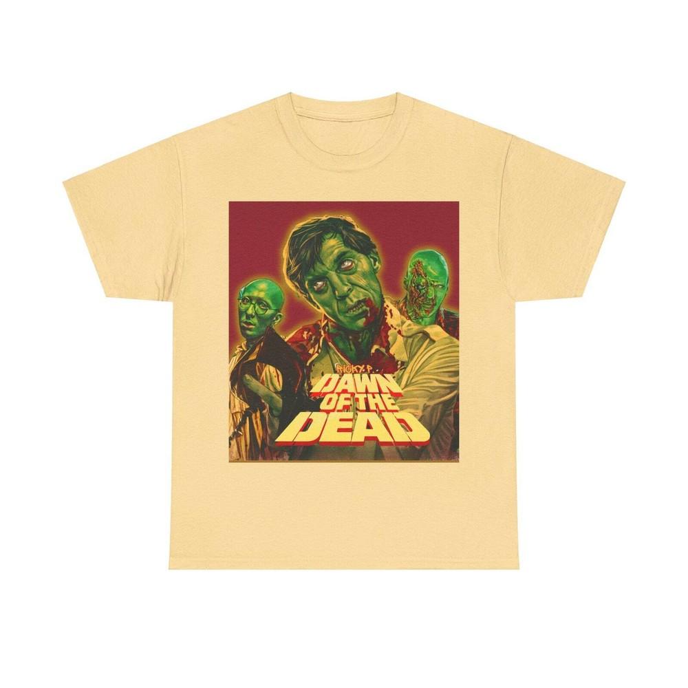 Рассвет мертвецов 1978 Джордж А. Ромеро Футболка Унисекс Плотный Хлопок Унисекс Футболка XL