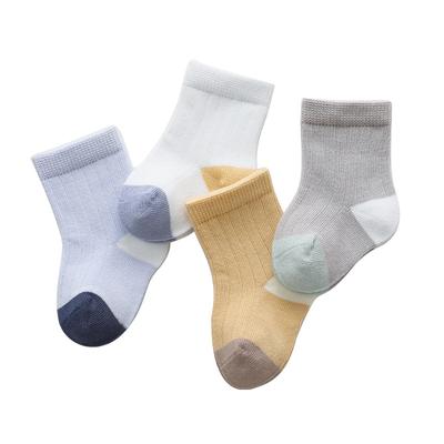 1 Paar Baby Frühling Sommer Socken Säugling Kleinkind Jungen Mädchen Kurze Socken 1 ~ 4 Jahre Kinder Kinder Patchwork Baumwolle Atmungsaktive Socken