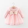 Korean Style Girls' Lolita Princess Dress with Bow and Gauze Details