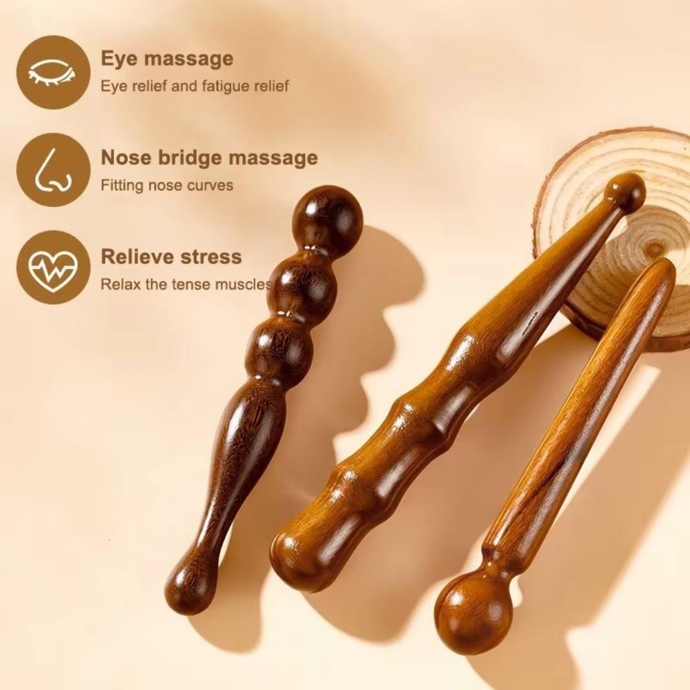 Wooden Acupoint Massage Tool Deep Tissue Reflexology Tool Massager Foot Massage Stick Body Massage