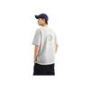 Anta Comfortable Simple Loose Letter Print Breathable Drop Shoulder Short Sleeve T-Shirt Unisex Tops Moss-Grey-Green 152527123-2