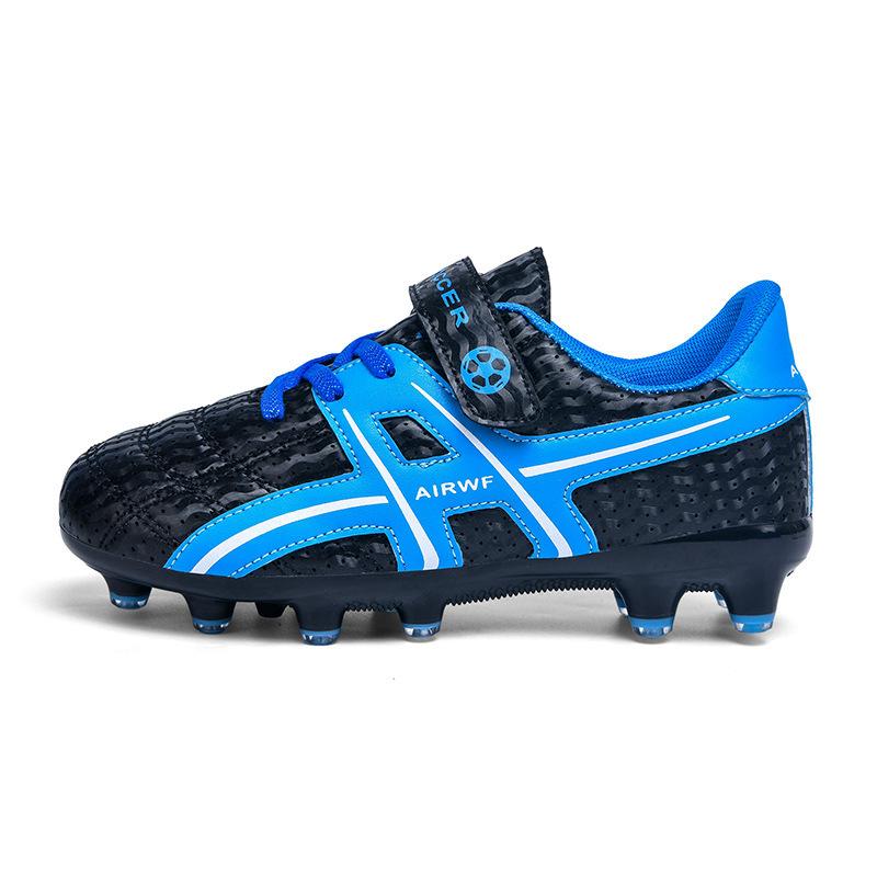 

2025 new primary and secondary school students football shoes broken nails Velcro original direct supply long nails 39