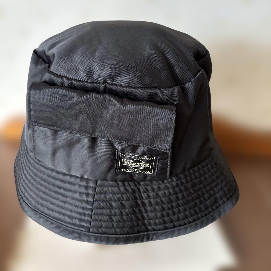 Used PORTER x BEAMS bucket hat black