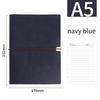 A5 B5 Business Leather Journal Notebooks 6 Ring Binder Planner with 100 Sheets  Blank Printed Loose-leaf Diary Notebook