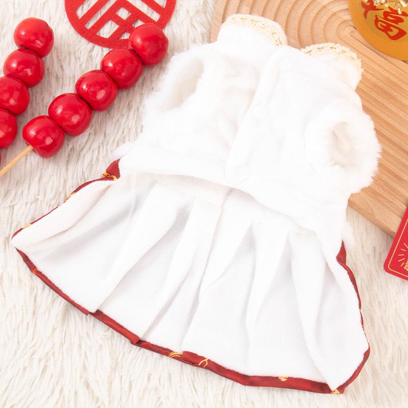 Autumn/Winter Tang Suit Princess Dress for Small Dogs and Cats