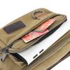 Unisex Durable Canvas Waist Bag: Versatile Crossbody for Work, Outdoor, & Business, with Compartments for Phone, Coins, & Cash.