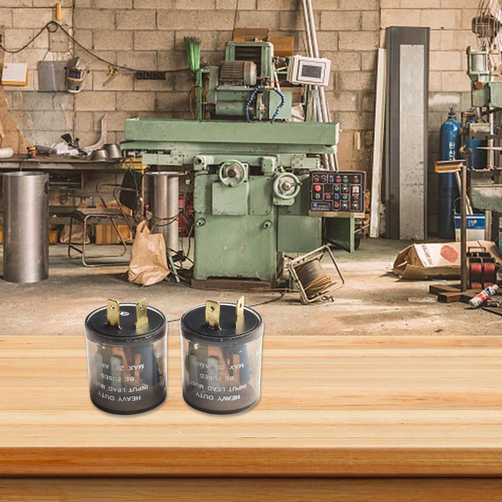 1 89 X 1 36 X 1 36 Inches 2 Pin Flasher Relay Excellent Conductivity Fix Fast Hyper Flashing No Rewiring Required