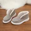 Fashion Women Outdoor Flats Snow Boots 2024 New Winter Warm Trend Fashion Thickened Fluff Ankle Boots Casual Comfortable Slip on Shoes