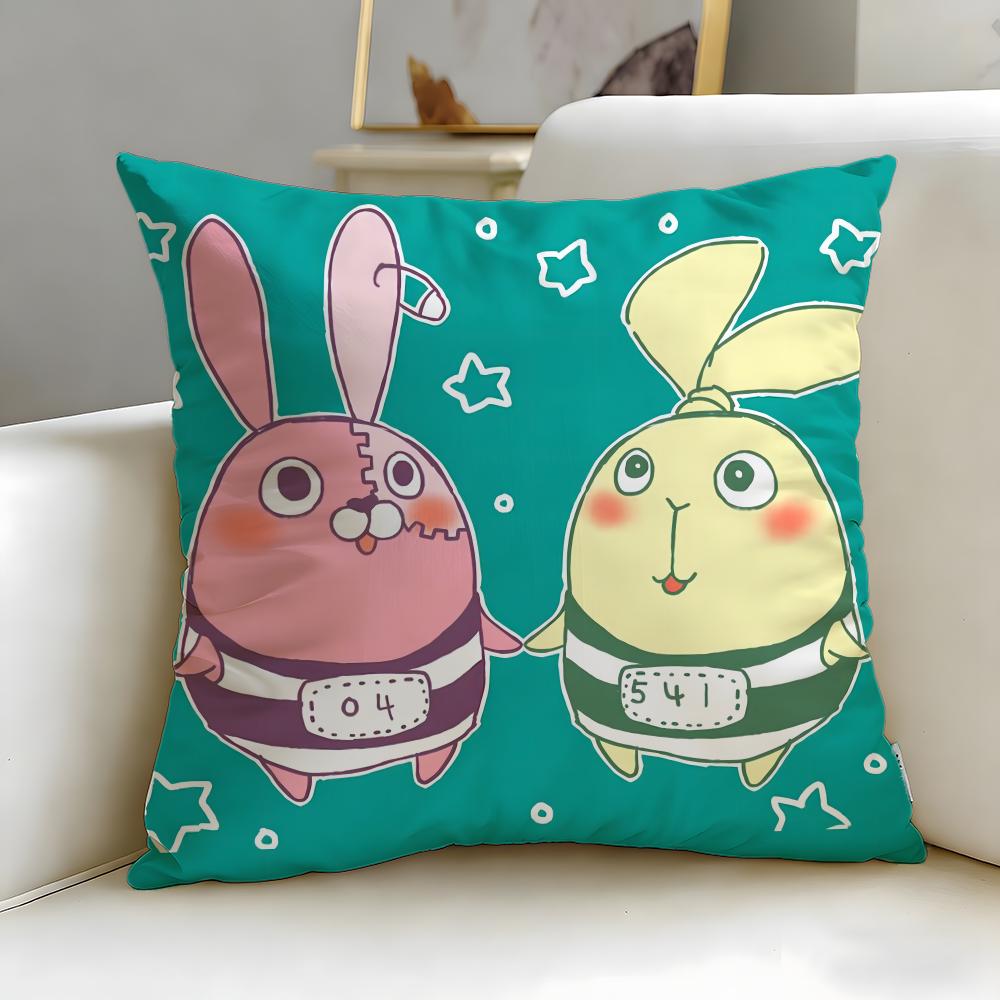 classic cartoon Usavich Cushion Cover Soft & Easy-Wash Pillow Case – Versatile for Couch, Bed, Travel and Office