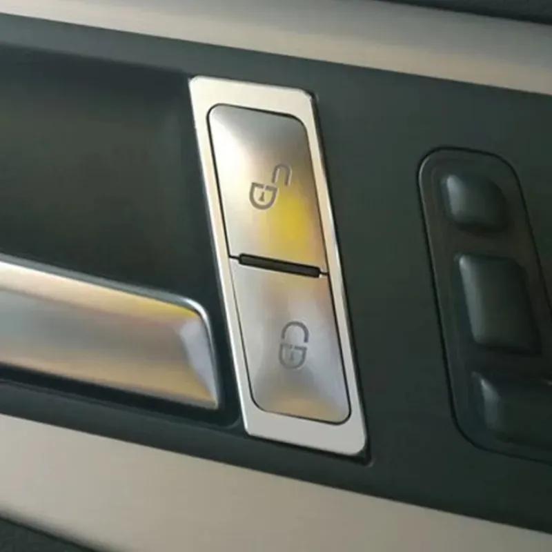 Car Door Seat Adjustment Buttons Frame Sequ Decoration Stickers For Mercedes Benz GLK CLS ML GL E Class Interior Accessories