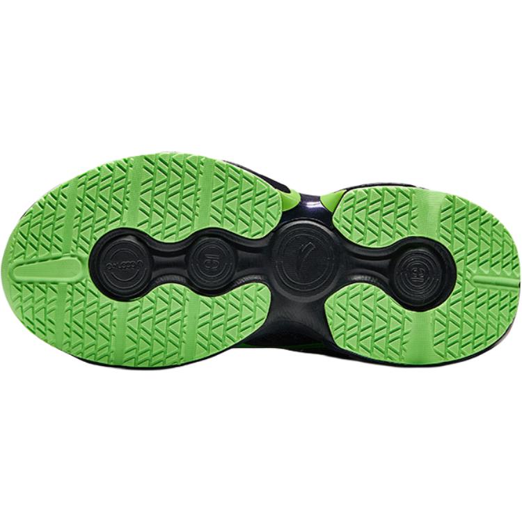 Anta Kids Energy Ring 10.0 Comfortable Versatile Fitness Test Non-Slip Wear-Resistant Low-Top Running Shoes Kids sneaker Black Purple 312445588-6