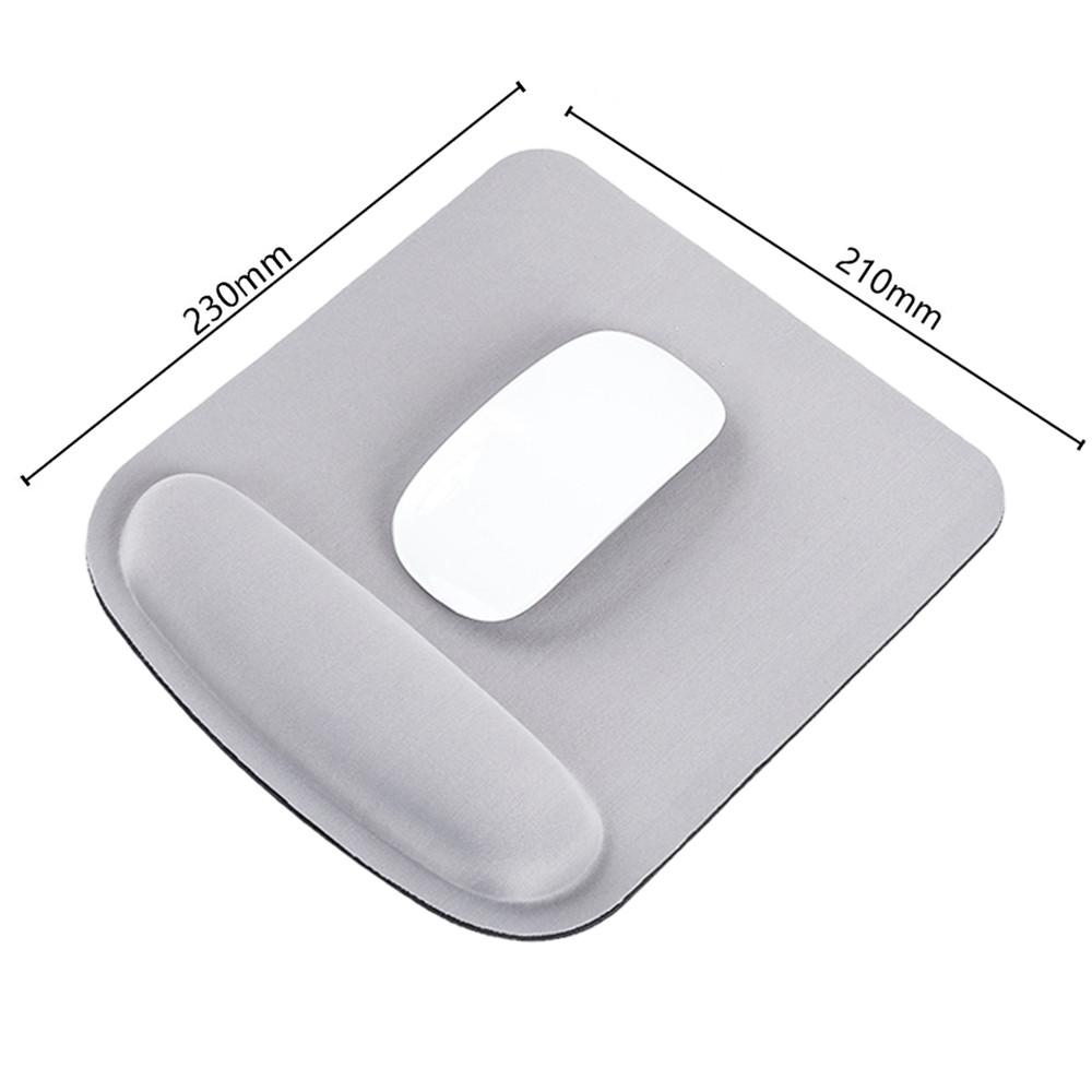 

HdoorLink Computer Game Mouse Pad Environmental Eva Ergonomic Mousepad Wrist Pad Solid Color Comfortable Mouse Mats For Office Accessories gray