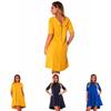 Elegant Women Zip Back Stretch Dress With Timeless Classic Appeal For Any Occasion