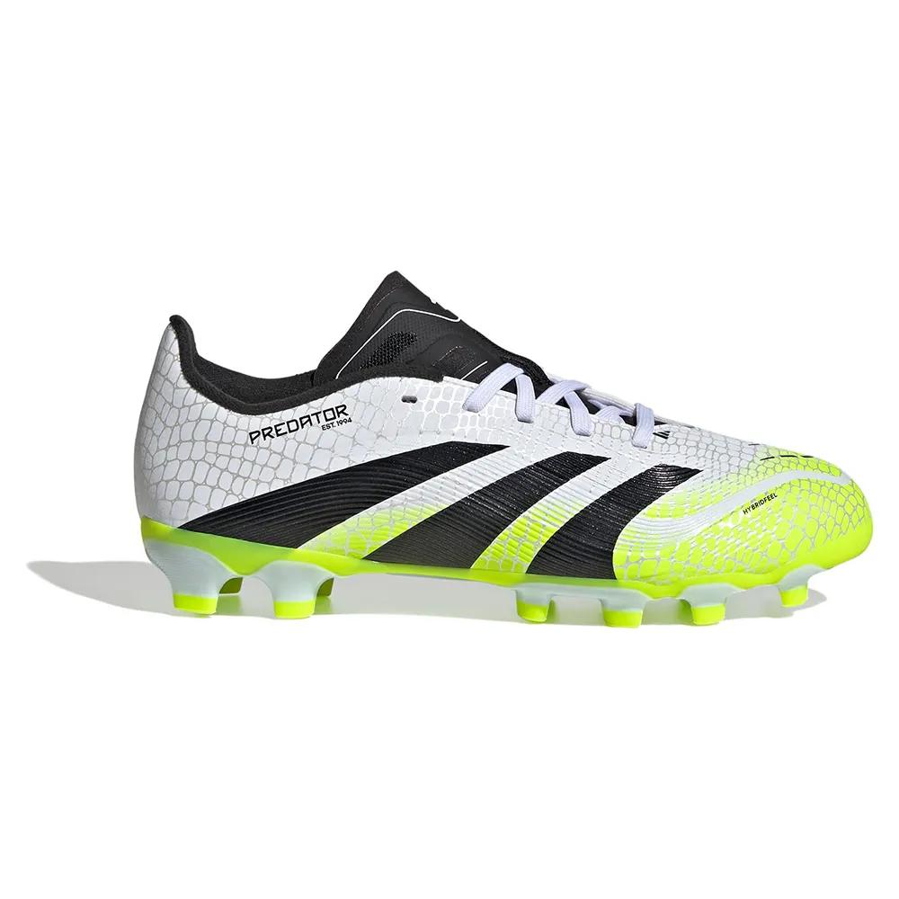 Adidas predator league soccer shoes hybridfeel upper White/Black