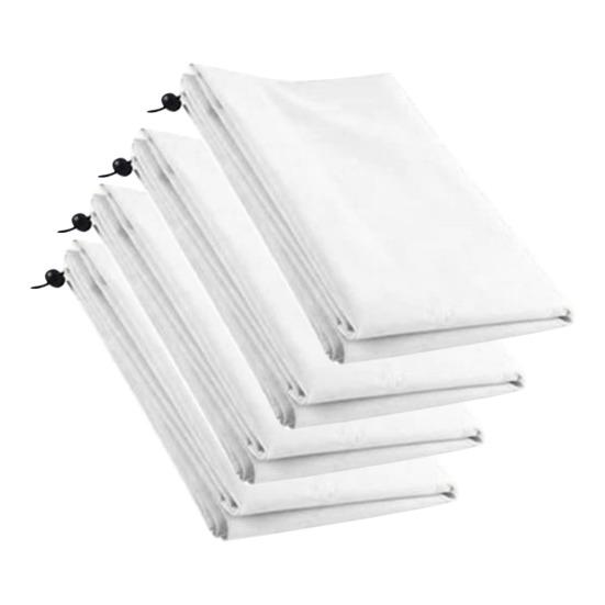 

4 шт., мягкий зимний чехол для растений, дышащий мешок для защиты от замерзания с застежкой-молнией, большой многоразовый садовый нетканый материал, морозостойкая ткань для растений 4pcs