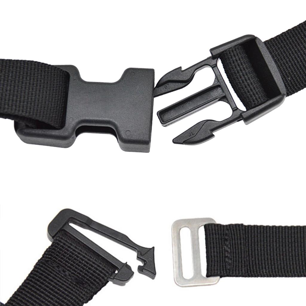 Justerbar Webbingrem för Dykning Bröstrem Dyksele Snabbspänne Ersättning för Dykning