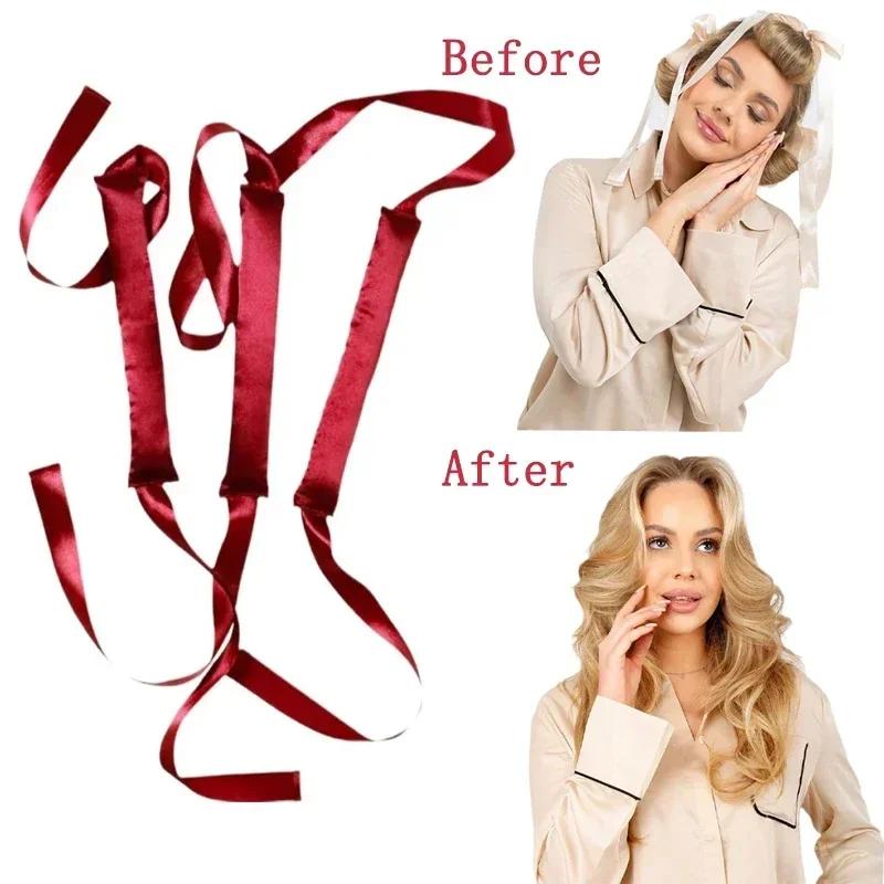 New Heatless Hair Curler Lazy Hair Rollers No Heat Curling Rods Headband Soft Curlers Overnight Sleeping Curls Hair Styling