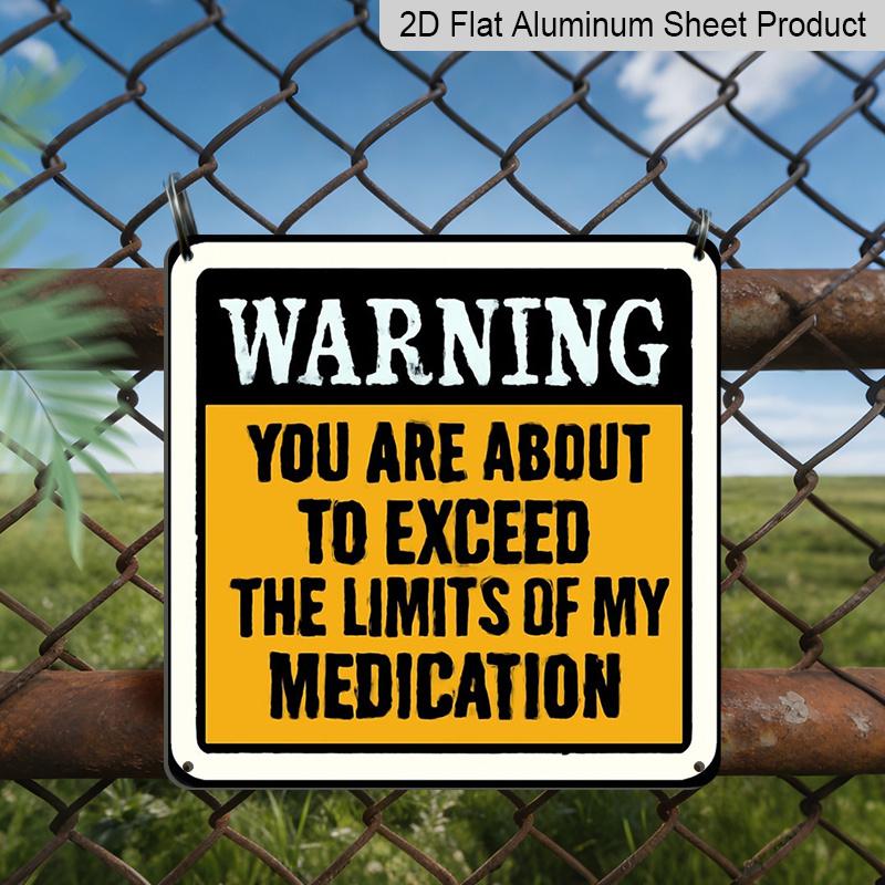 

2D Flat 1pc Car Warning Sticker - Distressed Square Sign with Black Background, White Edges, and Bold Letters Reading WARNING and You Are about To 20*20cm