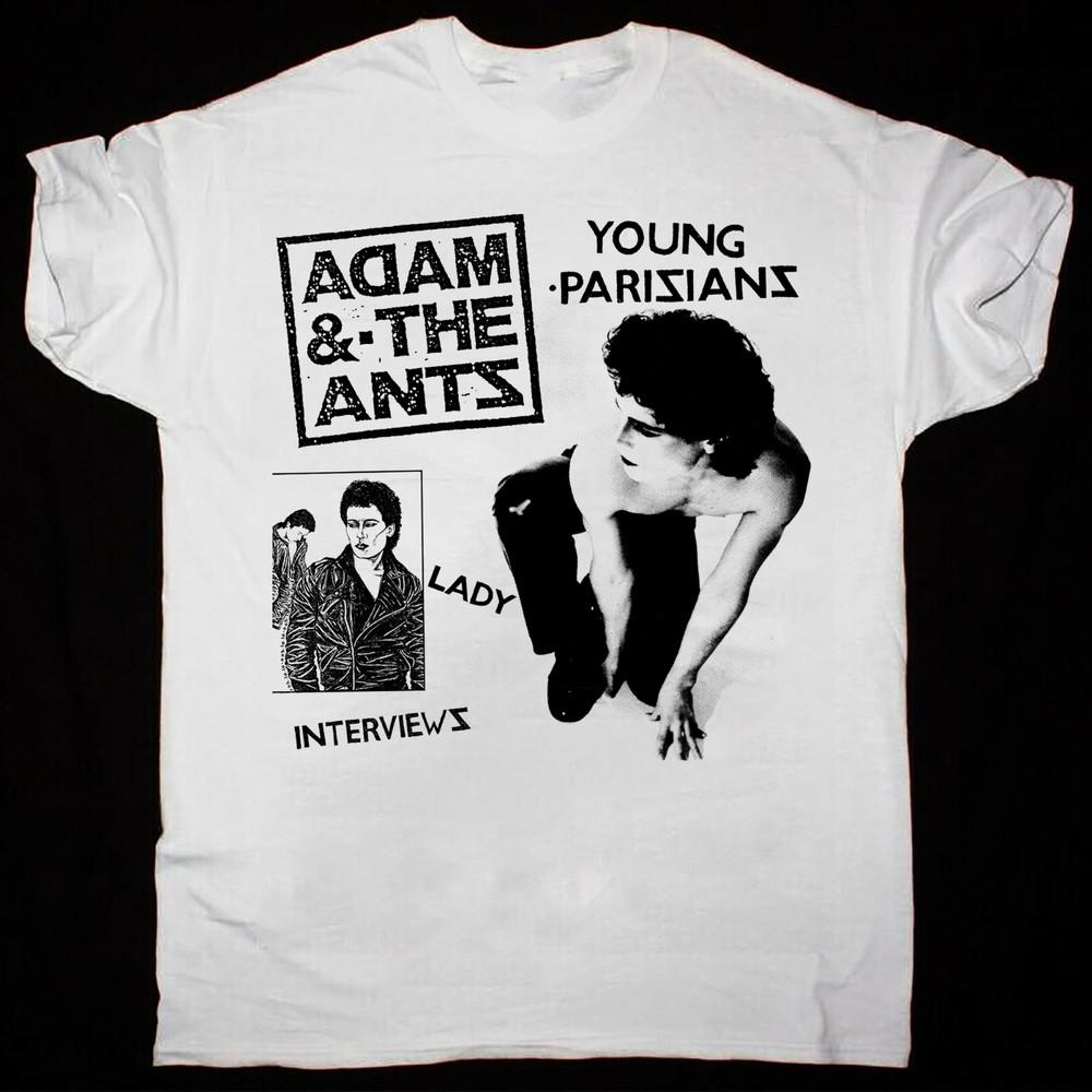 Adam And The Ants Young Parisians White Men S to 5XL T-Shirt Gift Fans Unisex T-Shirt M