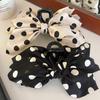 Trendy Large Polka Dot Bow Hair Clip For Women Girls Elegant Shark Clip  Hair Accessories Temperament Hair Claw Gifts