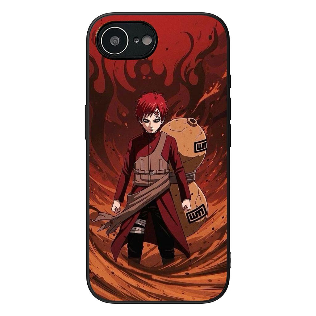 Cover for Apple iPhone 17 16 Plus 13 12 Pro Max Mini X XR ProMax 16E 15+ 16Plus Air Phone Case Gaara Narutos Uchiha Sasuke
