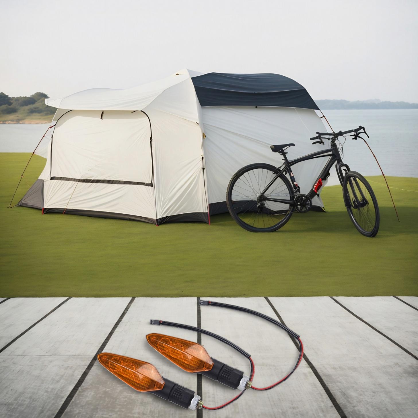 

1pair Ebike Light Ebike Taillight ABS LED Two-color