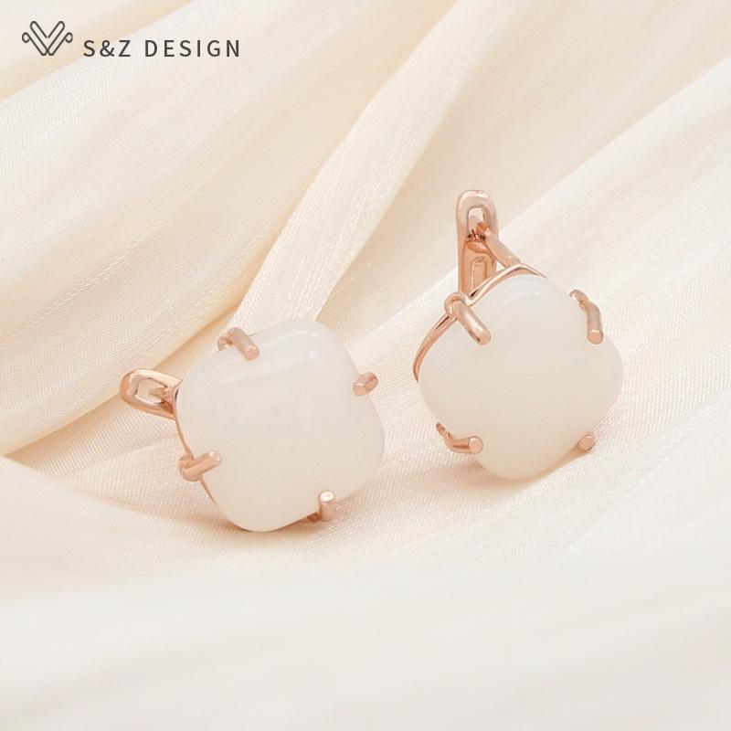 Mode Temperament Elegante Quadratische Stud Ohrringe Für Frauen Mädchen Hochzeit Schmuck Eardrop