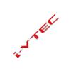 Ivtec I-vtec Letter Badge Car Stickers for Honda 10th Generation New CIVIC Accord Car Logo Modification Rear Trunk Metal Labels GI7