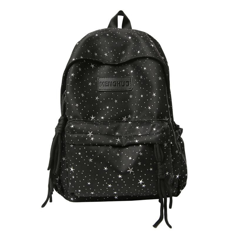 

Рюкзак для отличницы, женский, легкий, большой вместимости Small чёрный