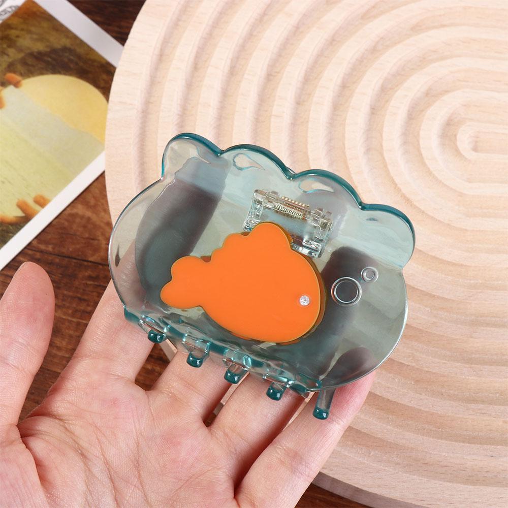 Ocean Animal Goldfish Hair Claw Hairpins Animal Hair Clip Creative Acetate Fish Shark Clip  Party