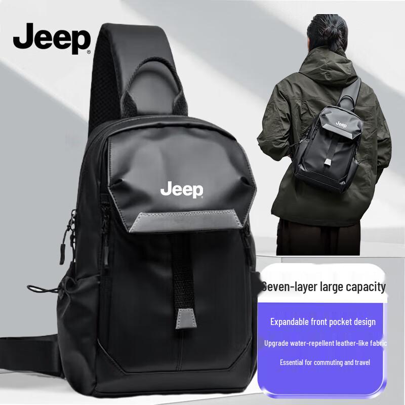 JEEP Men s Large Capacity Crossbody Shoulder Bag