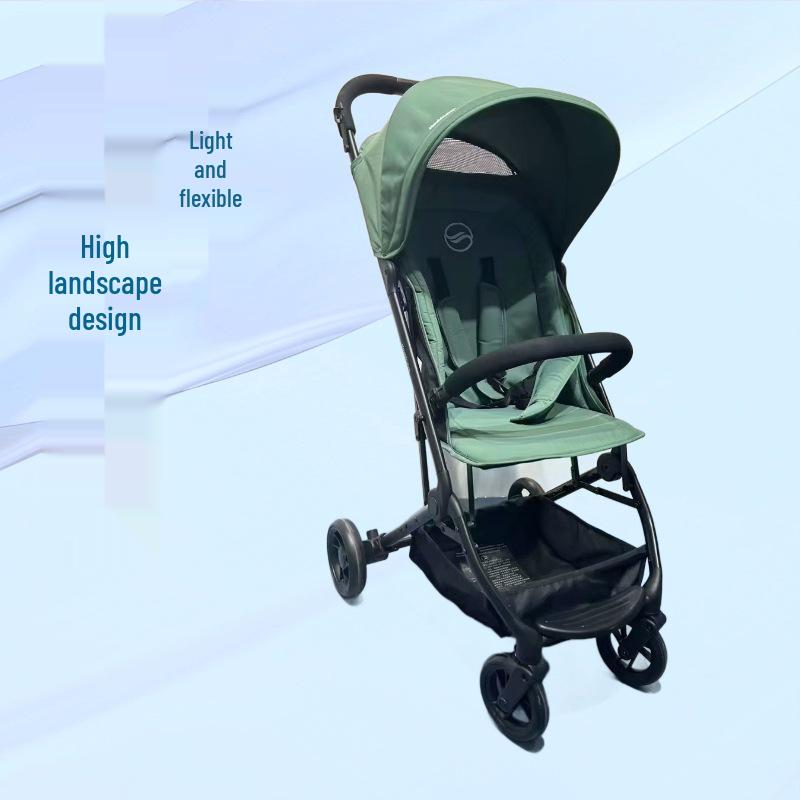 

Легкая, Складная Детская Коляска: Высокая посадка, амортизирующая и гибкая конструкция