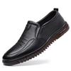Fashion Men's Fashion Soft Soled Shoes Luxury Formal Leather Shoes Men Breathable Loafers Slip On Black Driving Male Shoes Zapatos Homme