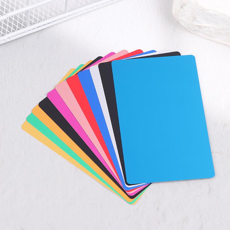 50Pcs Laser Engraving Blanks Aluminum Sheet Laser Engraving Business Card Multipurpose Diy Gift Cards