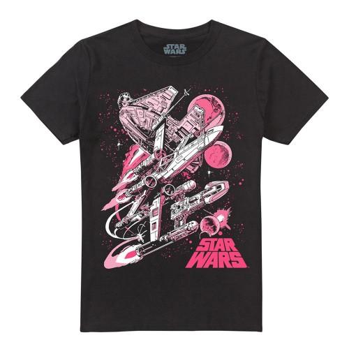 Star Wars Unisex Adult Retro Comic T-Shirt