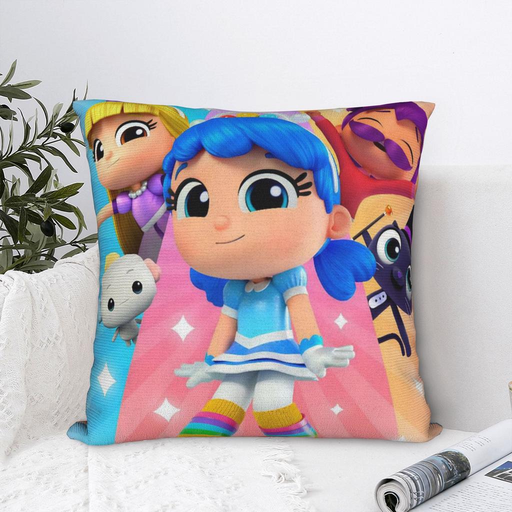 True Rainbows Kingdoms Cartoon Pillowcase Polyester Cushion Cover Decorations Throw Pillow Case Cover Home Zippered 45X45cm
