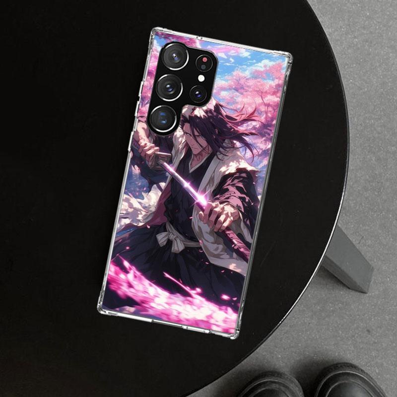 Bleach Kuchiki Byakuya Phone Case Cover for Samsung Galaxy S26 S25 Edge S24 S23 Ultra S22 Plus S21 FE S20 + Art Customized Funda