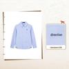 HAZZYS Boys' 2026 Fall New Collared Long Sleeve Shirt